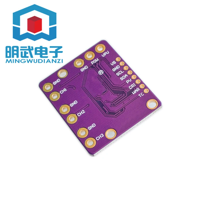 

MCU-3221 INA3221 three low-side/high-side I2C output current/power monitor