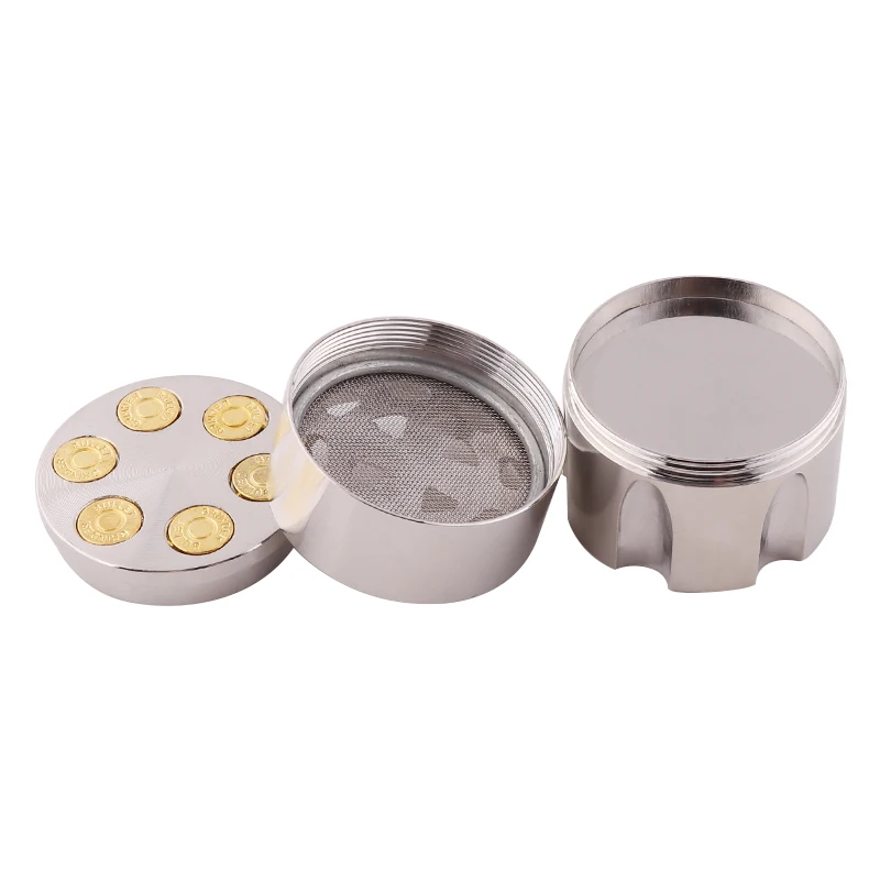 3-х слойные зажимы из цинкового сплава измельчитель для табака Травяные специи