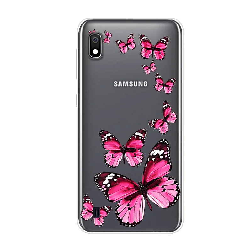 Для samsung A10 чехол тонкий прозрачный цветок кактус Мягкий силиконовый чехол для телефона s для samsung Galaxy A10S A10E A 10 чехол TPU Funda A 10S - Цвет: 48