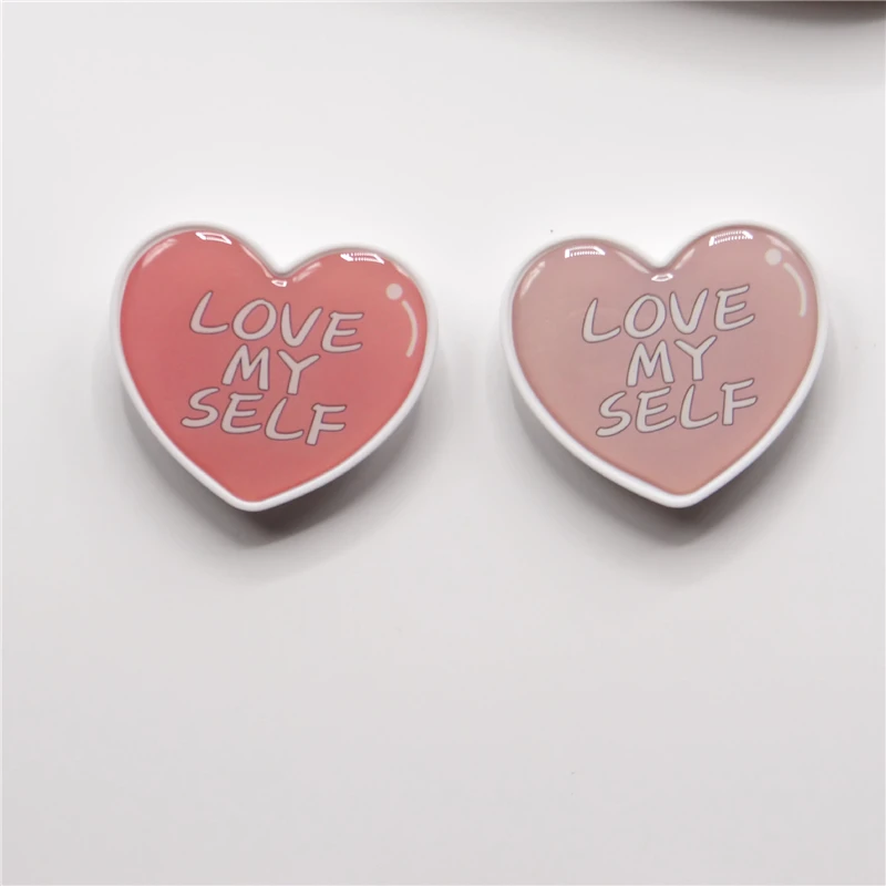 1 шт Love My Собственной личности в форме сердца эпоксидный клей мобильный телефон