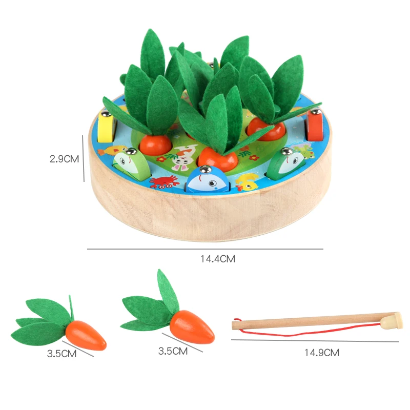 

Kids Wooden Montessori Toys Digit Magnetic Fishing Toys Game Puzzle Preschool Baby Early Educational Toys For Children Girl Gift