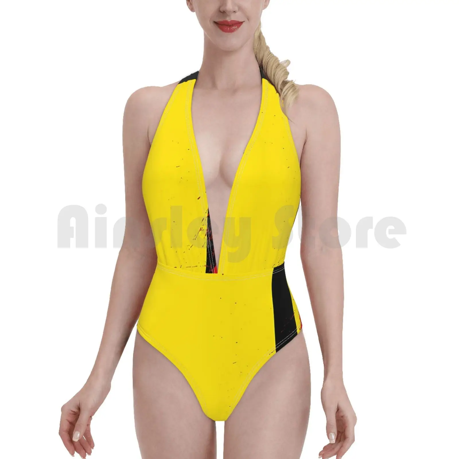 Убить Билла Vol 1 культ кино купальник бикини Мягкий Высокая Талия фильм 80s 90 лучший