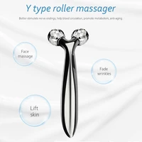3d roller massager 360 rotate thin face full body v shape massager lifting wrinkle remover facial massage relaxation tool