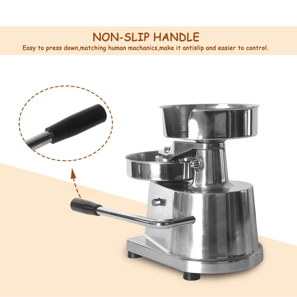 Ручная машина для приготовления гамбургеров 150 мм нарезки кухни/коммерческий