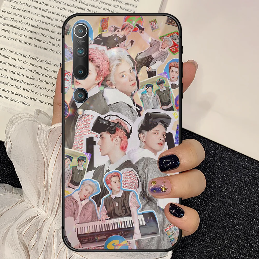 

Kpop EXO Lucky Phone Tempered Glass Case Cover for Xiaomi Mi A F X POCO M Note 3 9 10 11 i T Pro Lite Painting Pretty Shell