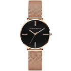 Новинка; Лидер продаж (Япония) механизм с кварцевой стабилизацией простой дизайн, высокое качество, женский браслет, нержавеющая сталь, сетка Водонепроницаемый женски