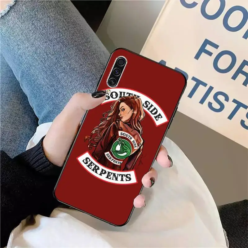 

Riverdale Southside Serpents TV show Phone Case For Samsung galaxy S 9 10 20 A 10 21 30 31 40 50 51 71 s note 20 j 4 2018 plus