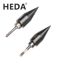 heda 1pcs wood splitter drill bit wood cone reamer perforator available for wood drill bits wood cutting woodworking tools