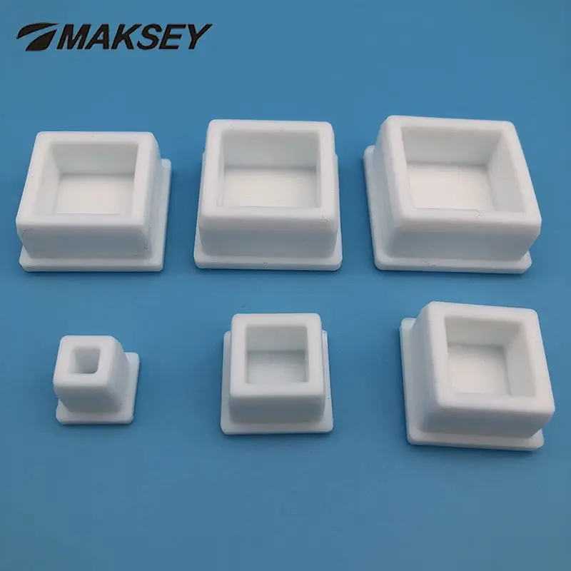 MAKSEY квадратные резиновые концевые заглушки Т образные уплотнительная прокладка