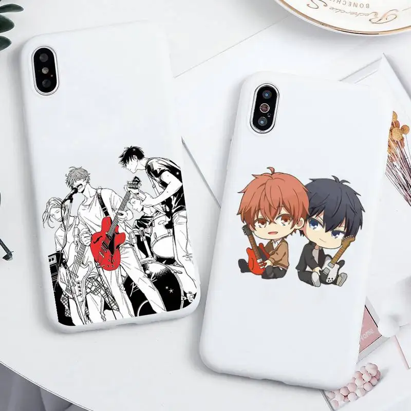 japan given anime fitted music gay phone case for iphone 12 mini 11 pro max x xr xs 8 7 6s plus candy white silicone cases free global shipping