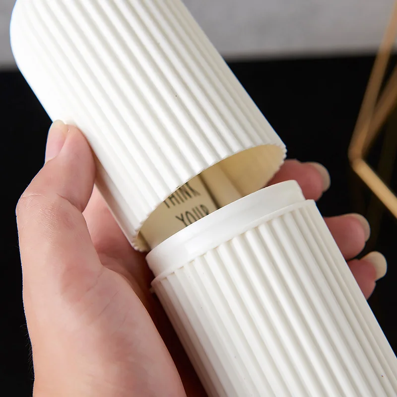 

Portable Toothbrush Toothpaste Holder Storage Case Box Organizer Household Storage Cup For Outdoor Travel Bathroom Accessories