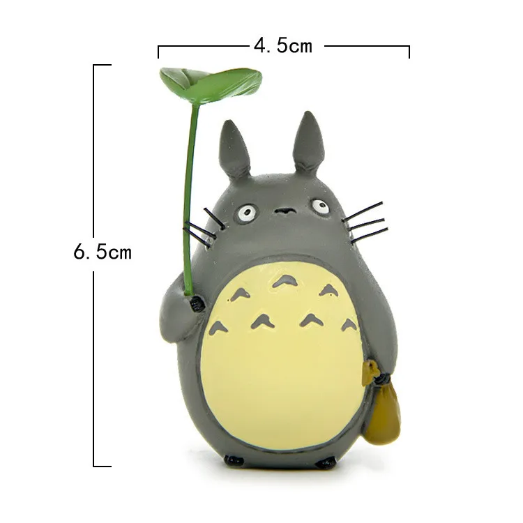 

Japanese Anime My Neighbor Totoro Figure Pvc Doll Miniature Toy Cartoon Creative Micro Landscape Gardening Decoration