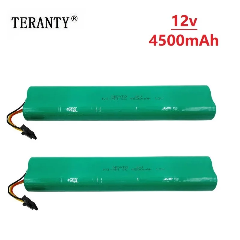 2 шт. подметальная машина 12 В 4500 мАч батарея для Neato Botvac 70E 75 80 85 D75 D8 D85 пылесос 12 в NiMH аккумуляторная батарея
