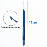 titanium straight goniotomy knife 120mm long ophthalmic surgical instruments
