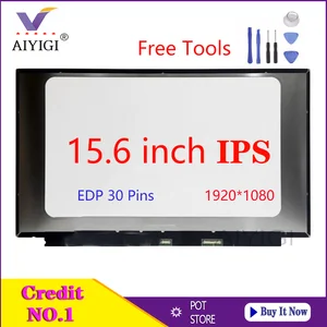 15 6 inch ips laptop led lcd screen nv156fhm n61 v8 0 v8 1 matrix display edp 30pins fhd 1920x1080 panel replacement free global shipping