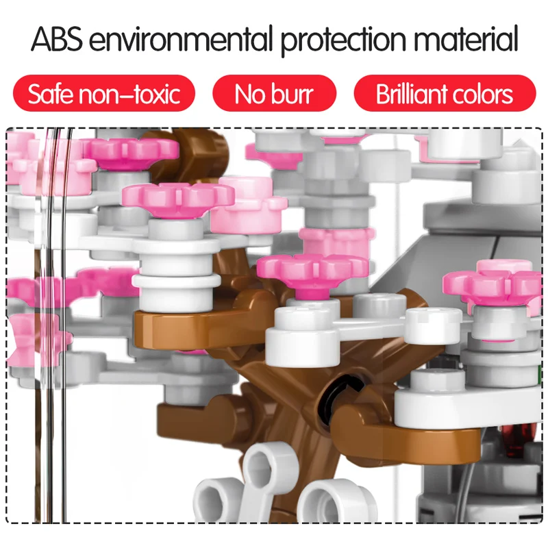 Креативный светодиодный светильник вращающаяся музыкальная шкатулка городской