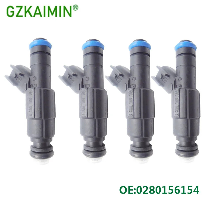 

SET 4 Flow Matched Fuel Injector nozzle FIT FOR ford Mondeo 3 BWY B4Y B5Y 2.0L 107KW 0280156154 1S7G9F593GA 2004-2011 .