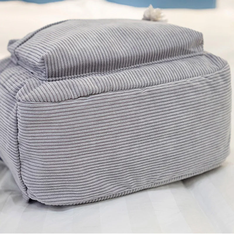 Новинка 2019 Модный женский рюкзак в консервативном стиле мягкий вельветовый