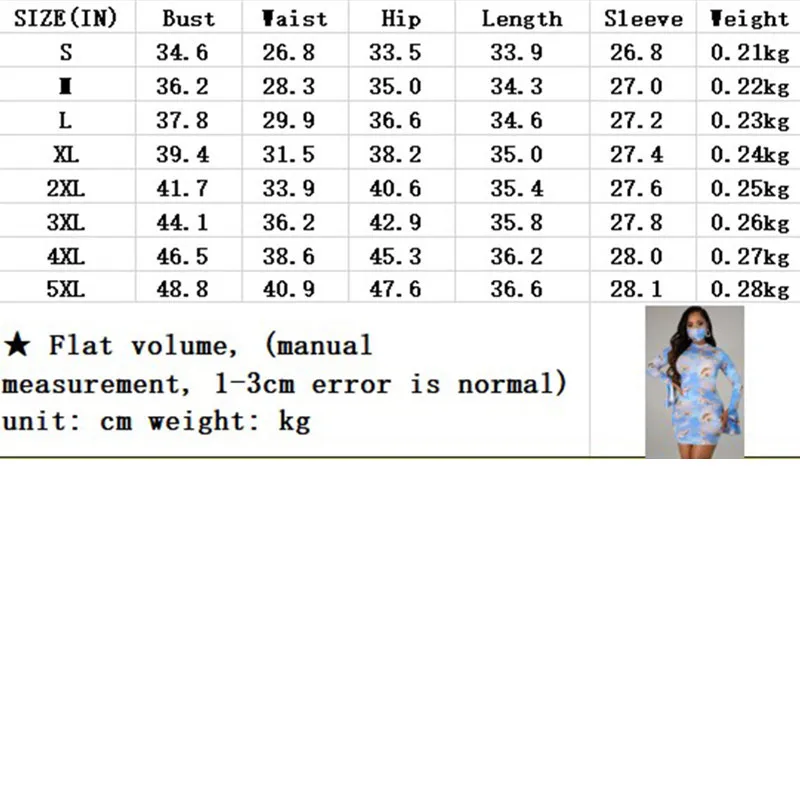 

2020 autumn Womens Summer Trumpet Sleeve Dress Fashion Angel Printing Round Neck Skinny Short Dresses