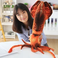 60cm simulation red squid octopus plush toys dolls stuffed pilliow children adult baby gifts room home decor