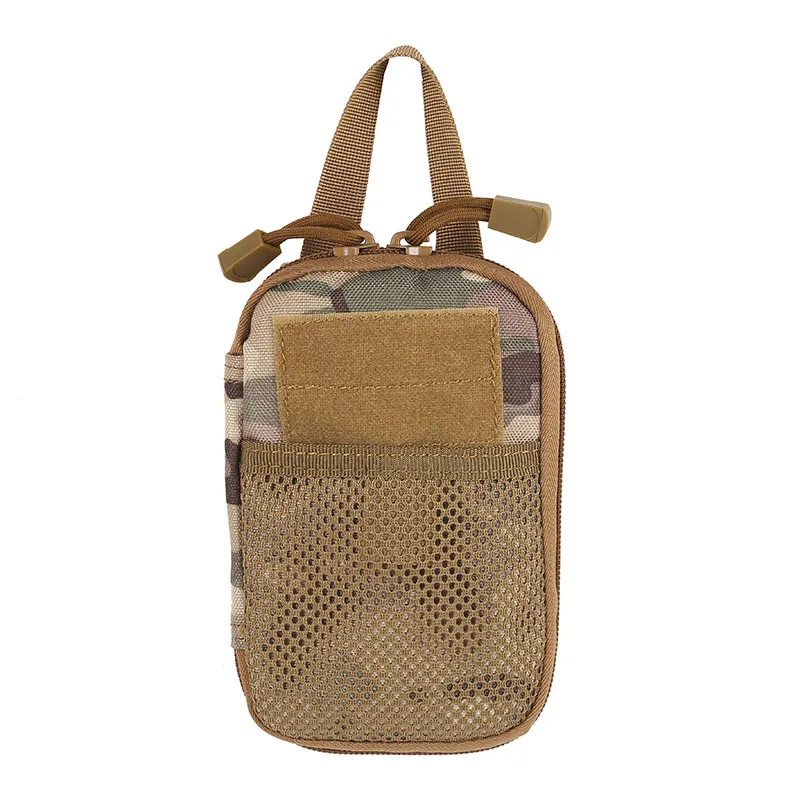 CP Открытый военный EDC Molle Чехол поясная сумка камуфляжная Водонепроницаемая нейлоновая многофункциональная Повседневная Мужская поясная сумка чехол для телефона - Цвет: CP