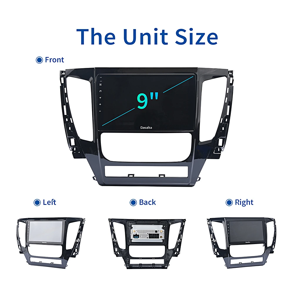 

Android 10.0 Car Multimedia 9" HD Touch Screen For Mitsubishi Pajero Sport 2017 Bluetooth 4GB RAM Navigation TDA7850