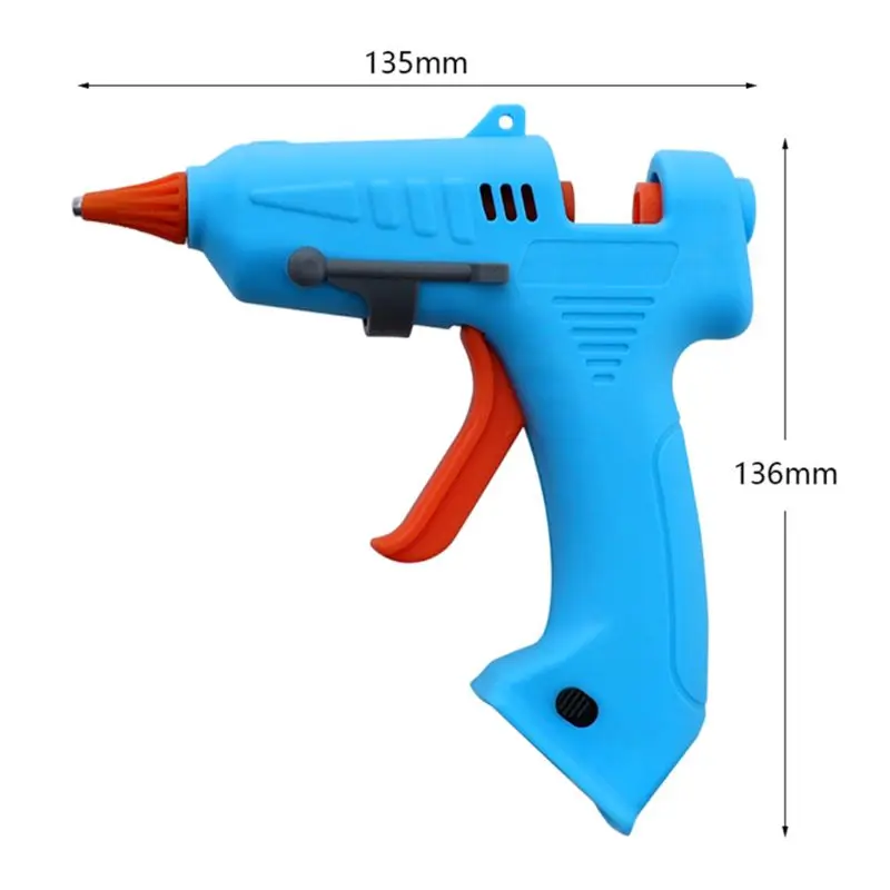 

High Temp Heater Wireless Hot Melt Glue Repair Tool USB Rechargeable Electric Trigger 10 Glue Sticks