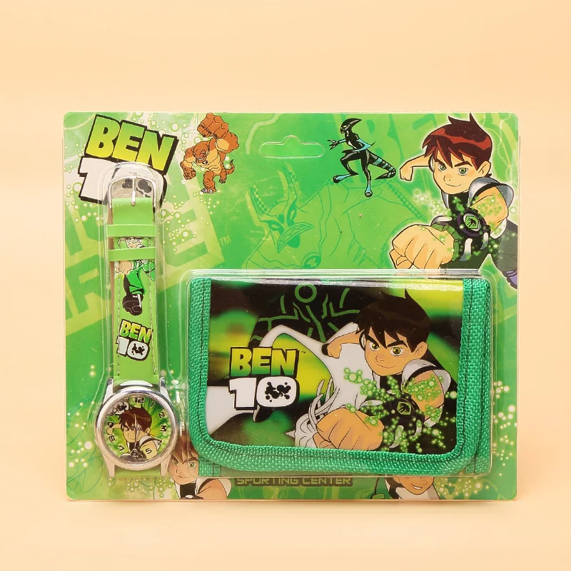 Оригинальные Мультяшные канцелярские товары Ben 10 Omnitrix для детей набор часов с