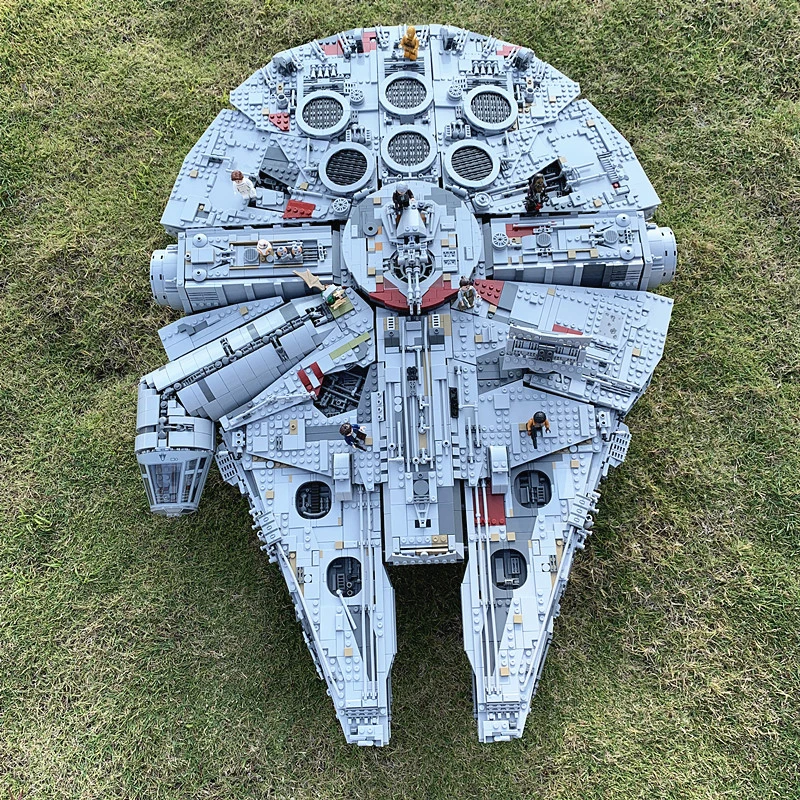 

Millenniumses Star Toys Falconing Plan Wars Building Blocks Kit Destroyer Ship Model Bricks for Children Kids Birthday Gifts