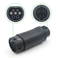 evse adaptor type 2 to type1 electric vehicle car ev charger connector sae j1772 type 1 to type 2 ev adapter for car charging
