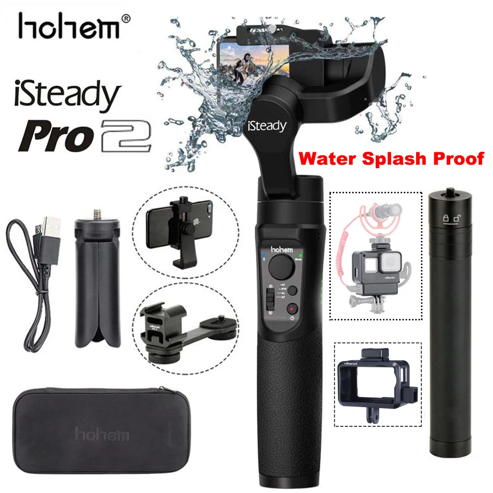 Hohem iSteady Pro 2 ручной карданный стабилизатор для экшн-камеры Gopro Hero 7/6/5/4/3 DJI Osmo экшн YiCam экшн-камер SJCAM