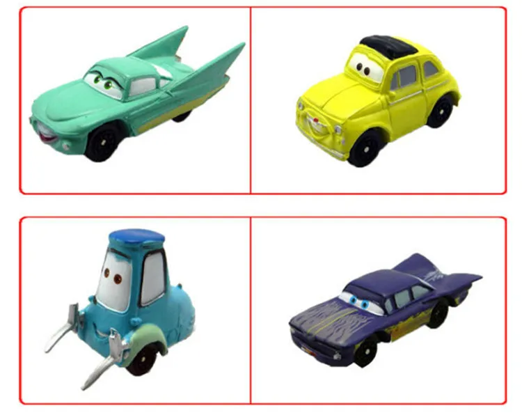 14 шт./компл. 4-5 см disney Pixar Cars 3 литые игрушечные машинки король молния McQueen Flo Fillmore модели машинок подарок игрушка для малыша