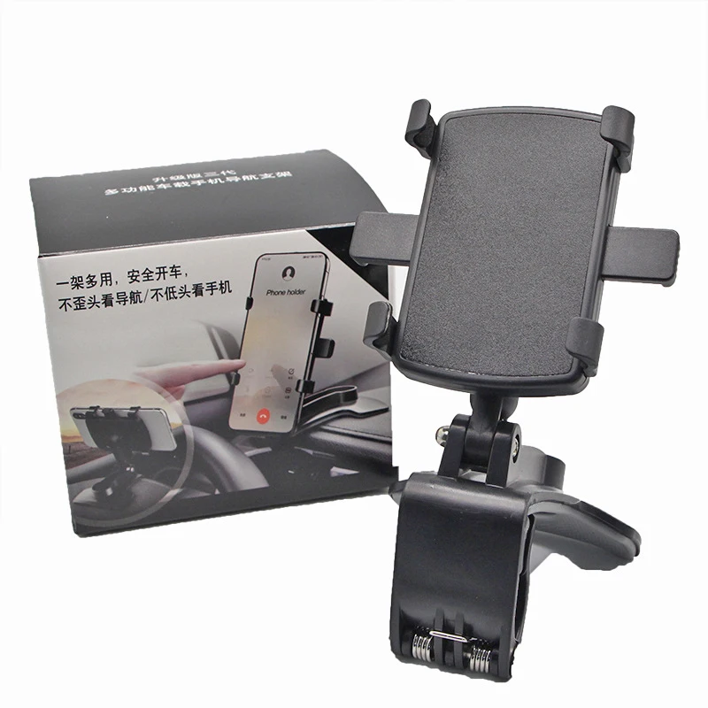 

Mobile Phone Support For Car Car Dashboard Mount Holder 360 ABS Black