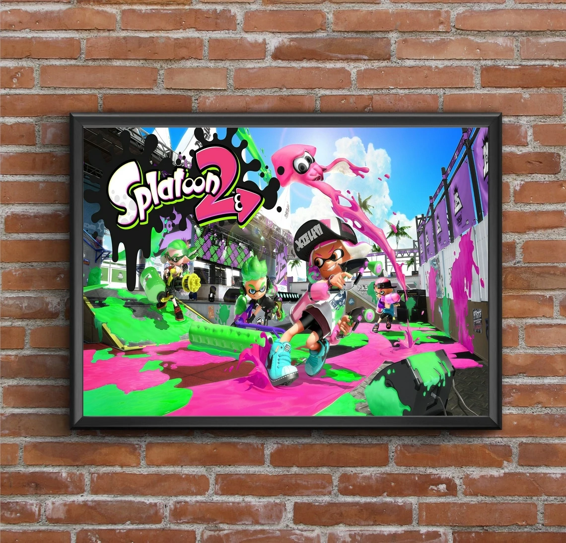 

Spatoon 2 Video Game Canvas Poster Home Wall Painting Decoration (No Frame)