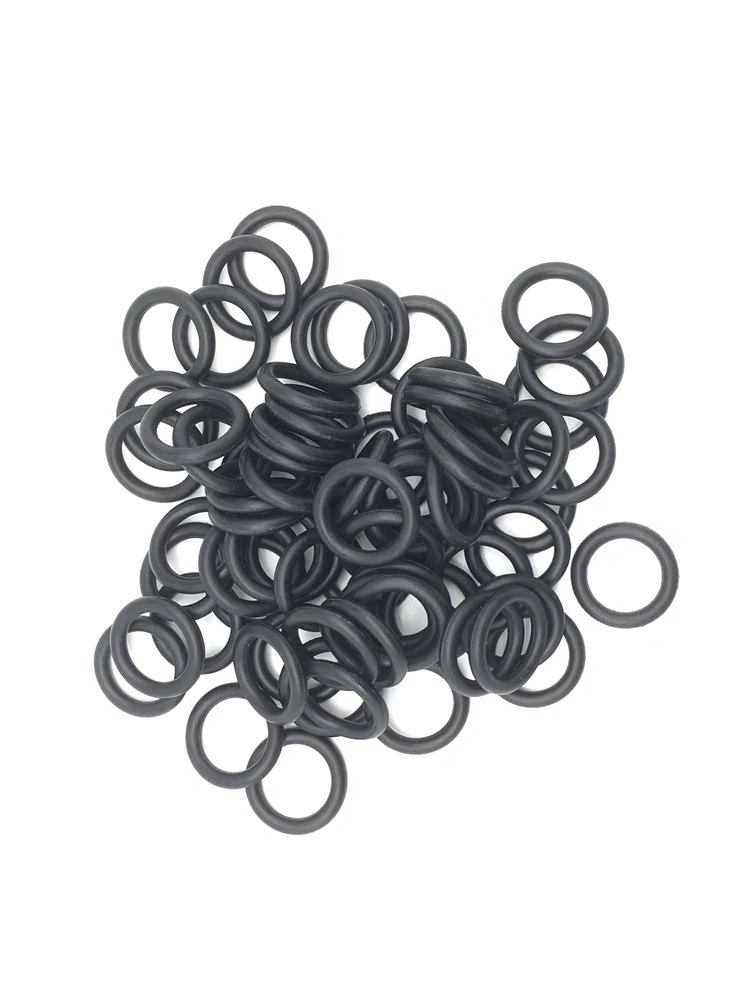 10/50 шт Черный уплотнительное кольцо CS 2 мм диаметр 8 ~ 80 бутадиен-нитрильный каучук