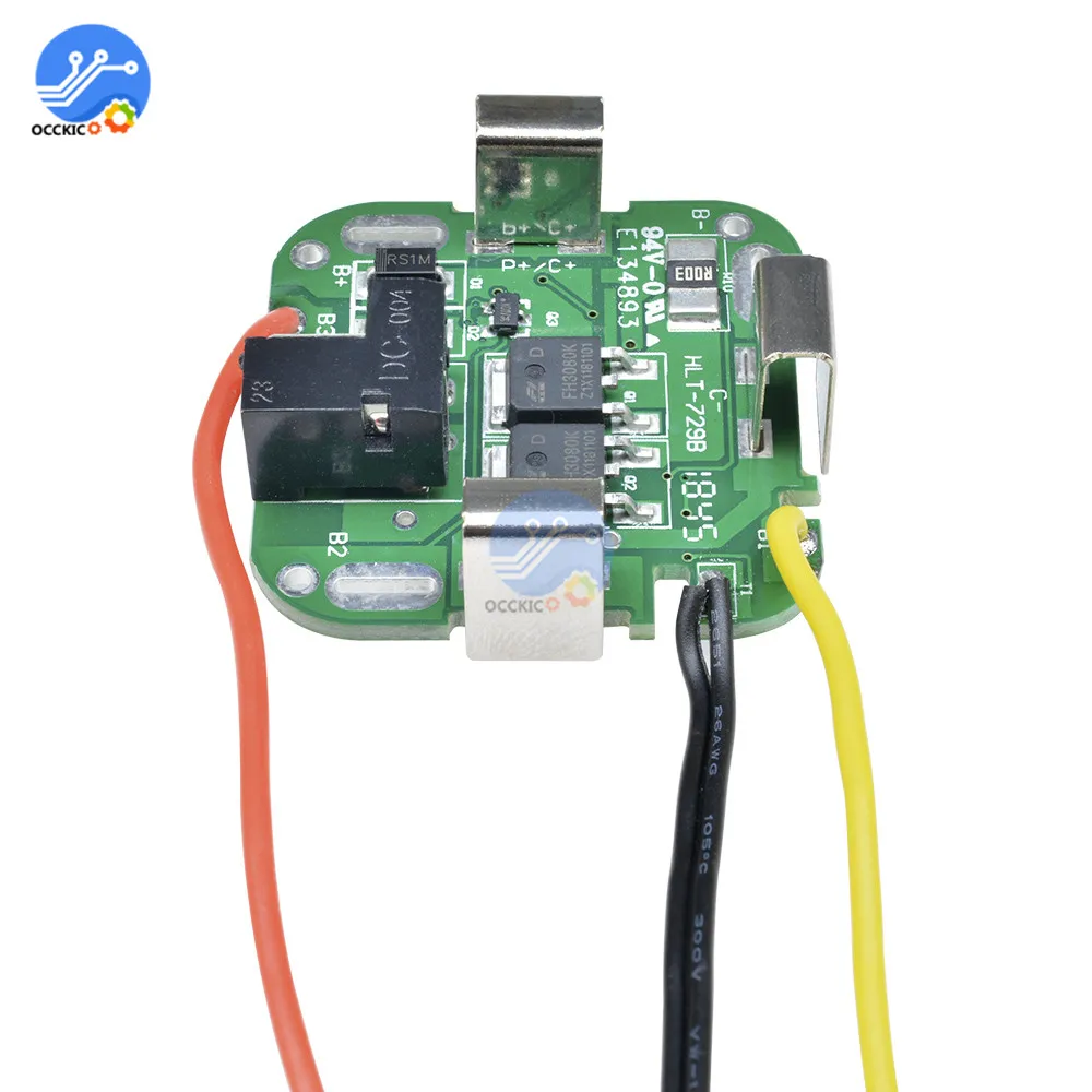 BMS 18650 Защитная плата для зарядки литиевой батареи 14,8 V двойная трубка MOS литий-ионная батарея защитный балансировочный модуль