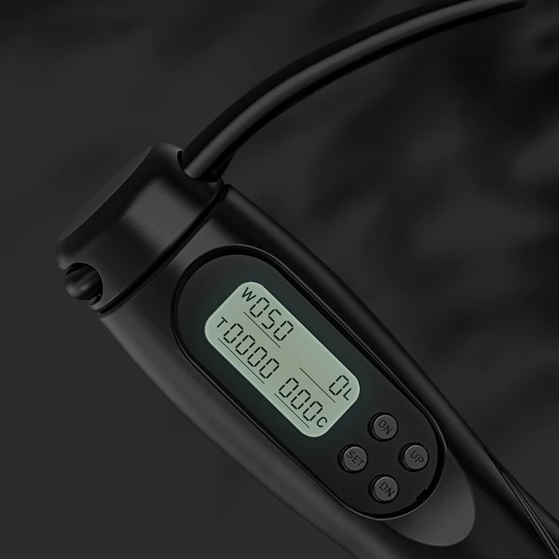 

Adjustable Weighted Jump Rope Workout 3.0M Weighted Skipping Rope for Adult Men,Women,Children H4GF