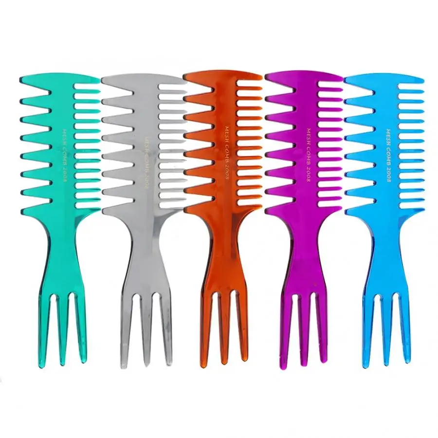 Профессиональная расческа для укладки волос портативная трехсторонняя