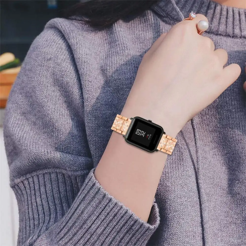 Ремешок-петля для Amazfit Bip 20 мм 22 из нержавеющей стали | Наручные часы