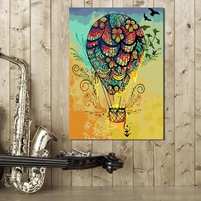 

Watercolor Balloon Art Poster HD Canvas Print Home Decoration Living Room Bedroom Wall Stickers Art Picture HD Canvas