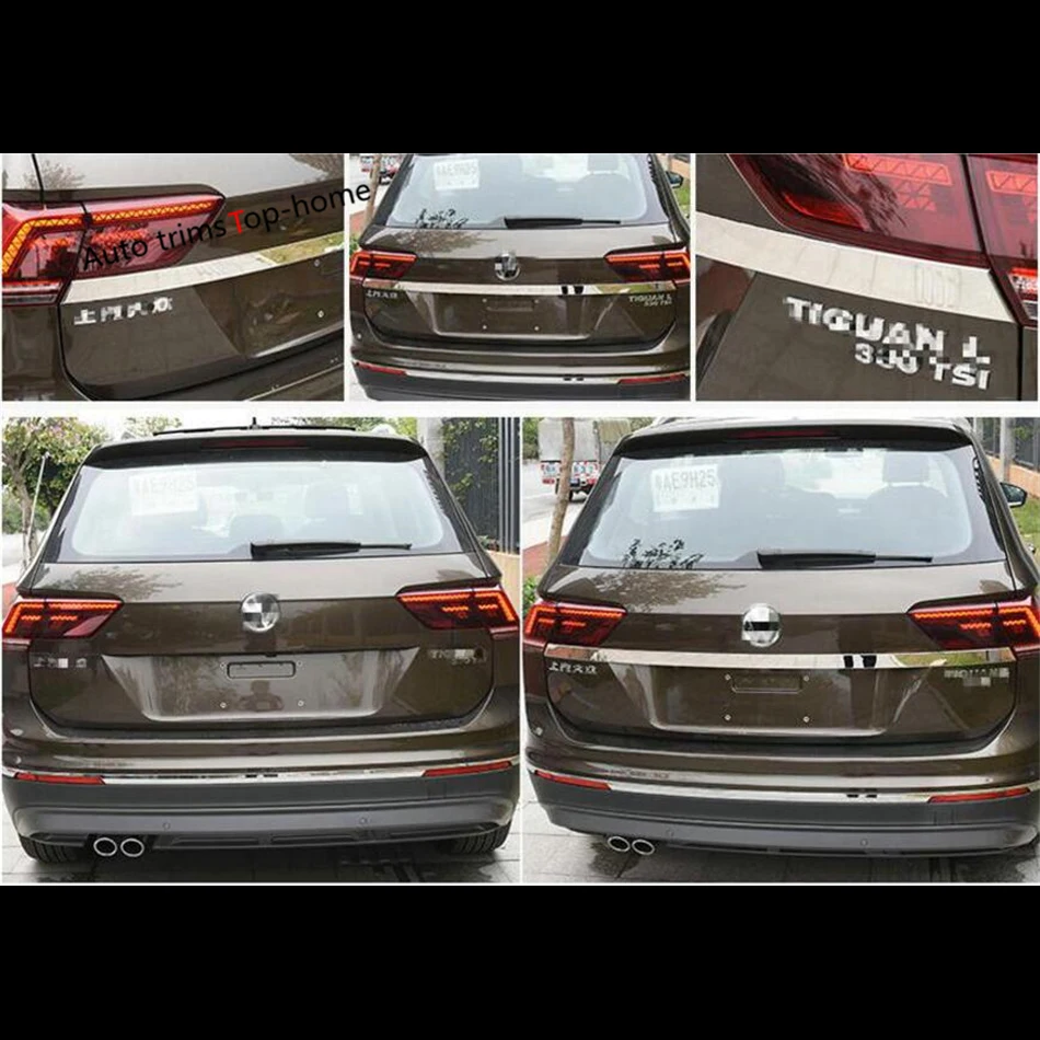 Аксессуары Yimaautotrims подходят для Volkswagen Tiguan 2016 2020 задняя багажная дверь нижняя