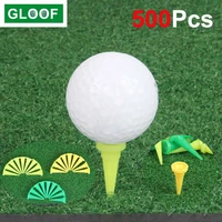 500pcs10set 36mm hdpe plastic golf tee tees holder replacement driving range hitting trainer club accessories random color
