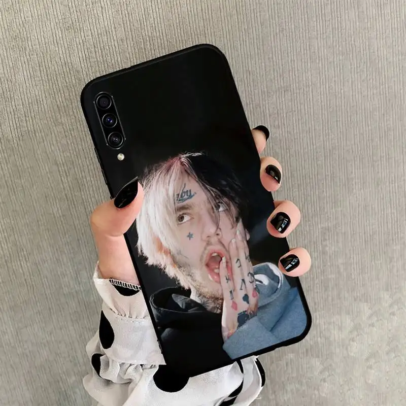 

Lil Peep Lil Bo Peep Soft Phone Case black For Samsung galaxy S 21 20 10 8 A 51 71 50 21s 70 40 20 20e note 10 plus Ultra 5g fe