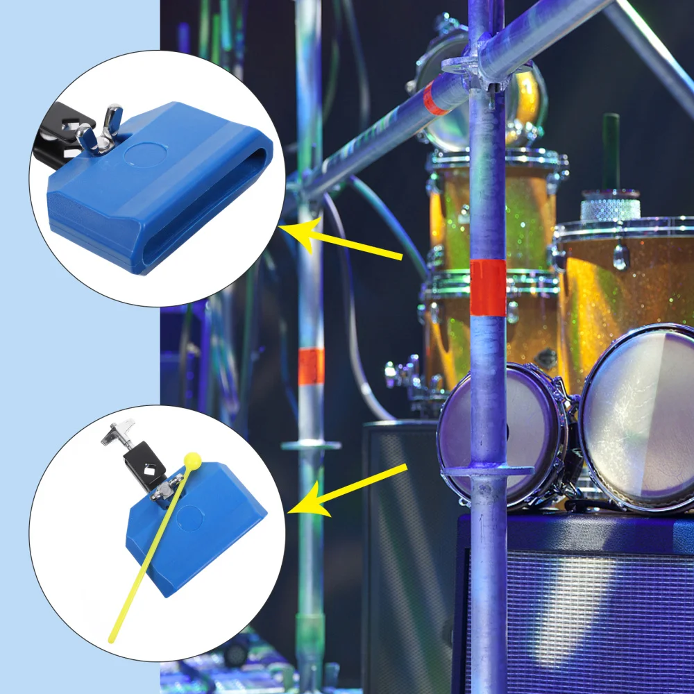 

1 Set Treble Cow Bell Drum Set Drum Kit Percussion Instrument Accessory