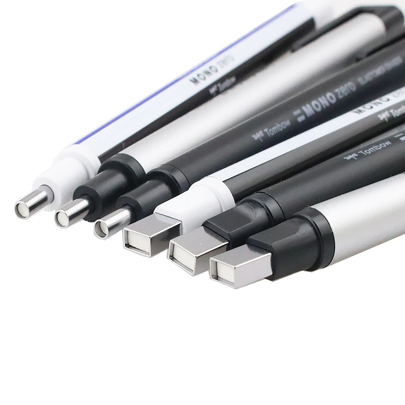 TOMBOW MONO Zero ластик механический ластик многоразового использования форма ручки резиновый пресс тип коррекция рисования школьные канцелярские принадлежности 1 шт