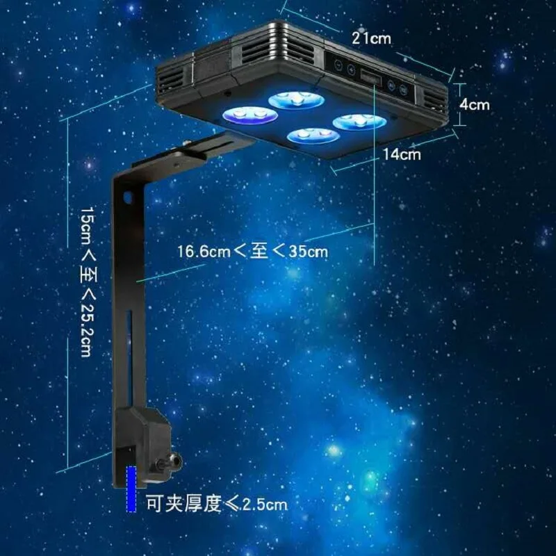 Gako Aquarium Light 30W High Power LED Saltwater Tank Lighting with Touch Control for Coral Reef | Дом и сад