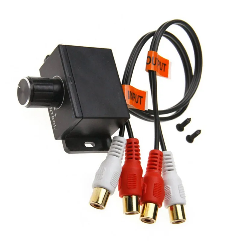 Автомобильный усилитель звука бас RCA кнопка дистанционного управления