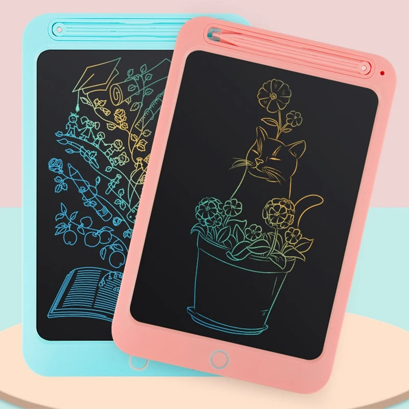 10 Inch Color Lcd Tablet Digital Drawing Tablet Children'S Hand-Painted Board Portable Electronic Graphics Board with Lock Butto