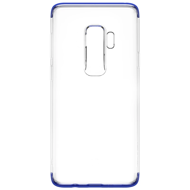 Чехол Baseus для samsung Galaxy S9 Plus, ультра тонкий прозрачный мягкий силиконовый чехол из ТПУ для samsung S9 S9Plus, чехлы - Цвет: Синий