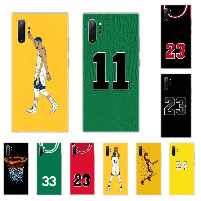 Карри баскетбол номер Коби мягкий чехол для телефона из ТПУ Samsung galaxy J3 J5 J6 J7 2017 2016